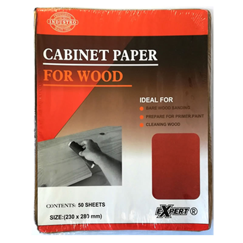 Abrasives Cabinet Paper - 50pce Packs